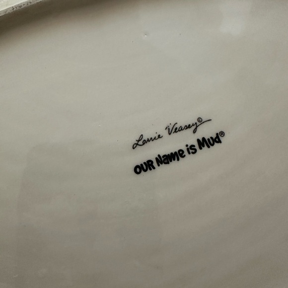 VINTAGE Our Name is Mud Lorrie Veasey Latke Serving Plate - Picture 3 of 3